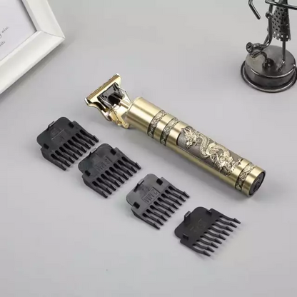 Vintage T9 Hair Trimmer For Men Professional Usb Rechargeable Beard And Hair Cutting
