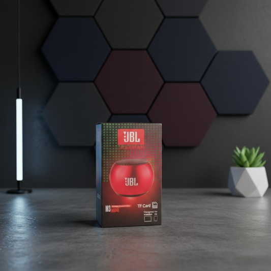 JBL M3 Mini Bluetooth Speaker Big Sound In Small Size Wireless Speaker With Bluetooth 4.1 And Voice Control (Random Color)